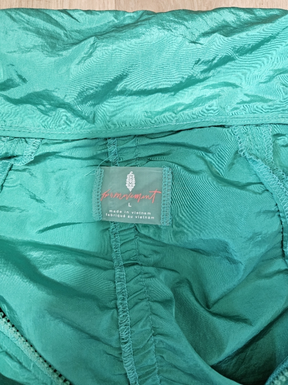 FP Movement By Free People Way Back Home Packabke Jacket- Sport Green Large - Picture 2 of 14